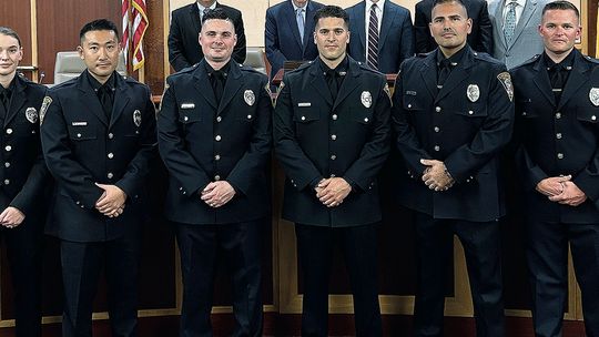 Six New Livingston Police Officers are Sworn In