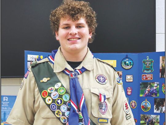 Boy Scout Troop 12 Member Earns Eagle Scout Rank