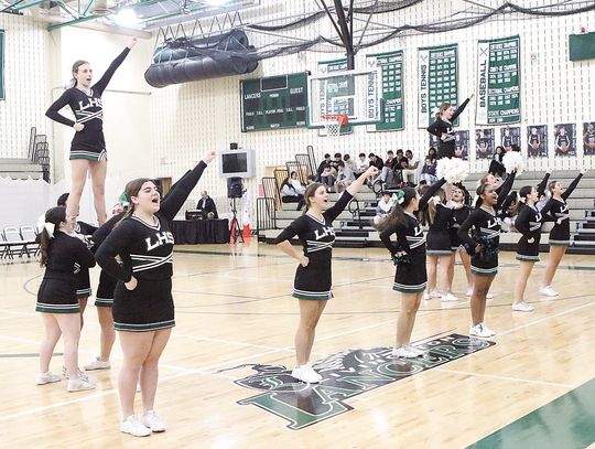 CHEERLEADERS WIN COMPETITION