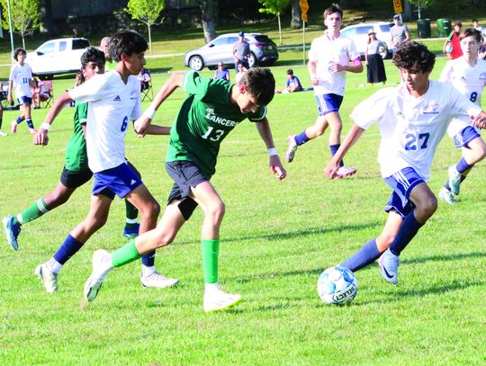 FRESHMAN SOCCER TEAM PLAYS WEST