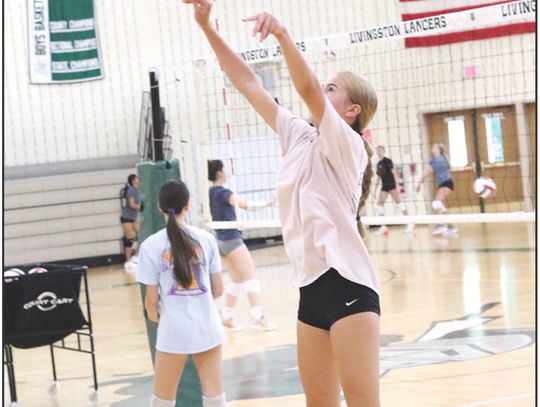 GIRLS’ VOLLEYBALL TRYOUTS UNDERWAY