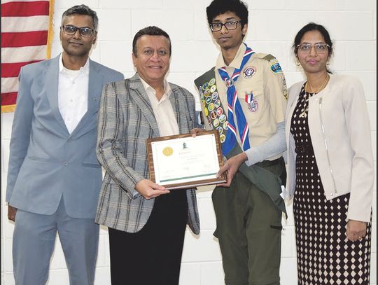 Haari Muthukumar of Troop 12 Achieves Eagle Scout Rank