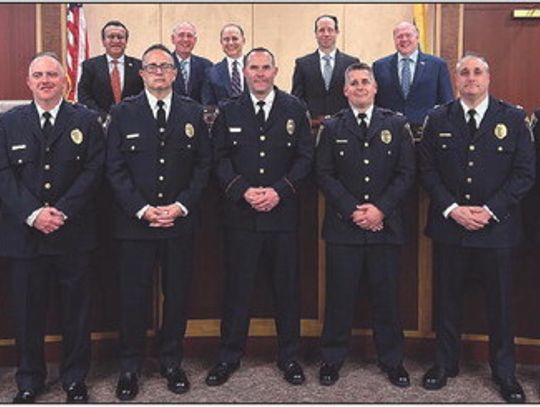 Livingston Police Officers Promoted To Ranks of Captain, Lieutenant