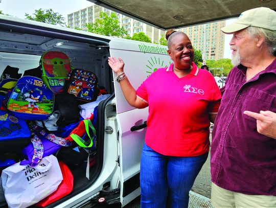 School Supplies Continue Rolling to Newark Partners