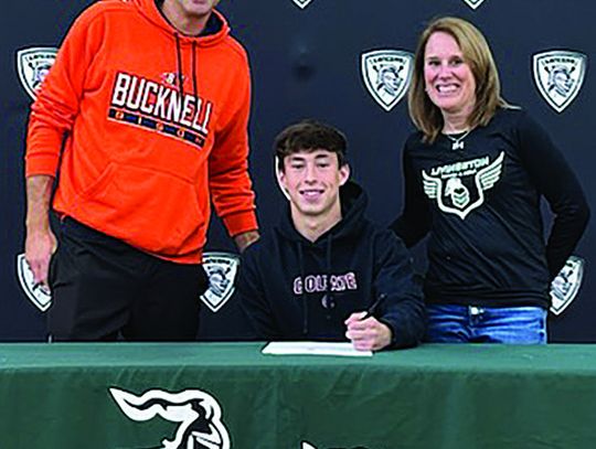 The Livingston High School Athletic Department recently held National Signing Day ceremonies for senior athletes who will be playing sports at the colleges and universities they will be attending next year. Shown here, competing in collegiate track will be Chase Kaufman, who will be on the...