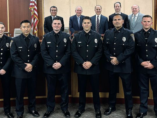 Six New Livingston Police Officers are Sworn In