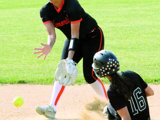 SOFTBALL TAKES TWO WINS