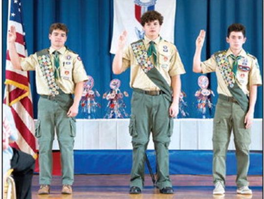 Troop 16 Honors New Eagle Scouts