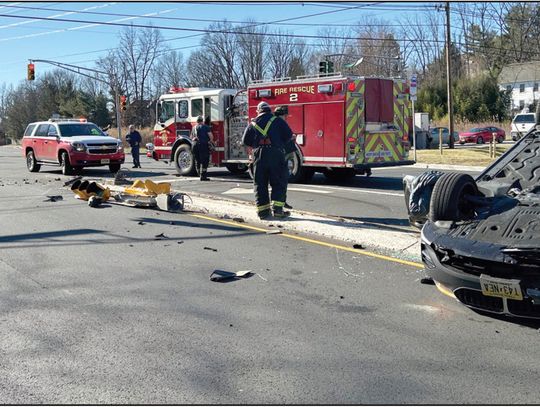 TWO BMWS CRASH