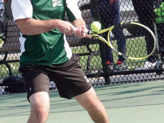 VARSITY TENNIS WINS TWO