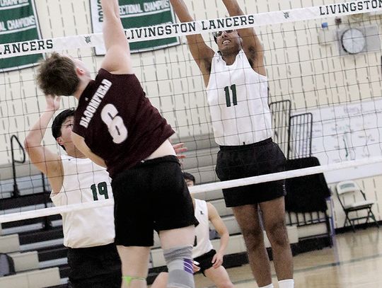 VOLLEYBALL DEFEATS BLOOMFIELD