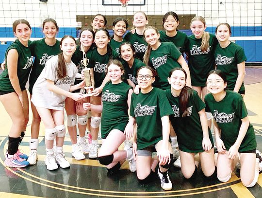 VOLLEYBALL TEAM WINS CHAMPIONSHIP: