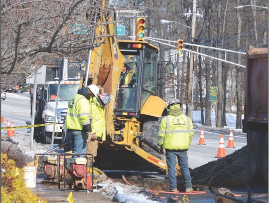 Water Main Break Repaired at Medical Center