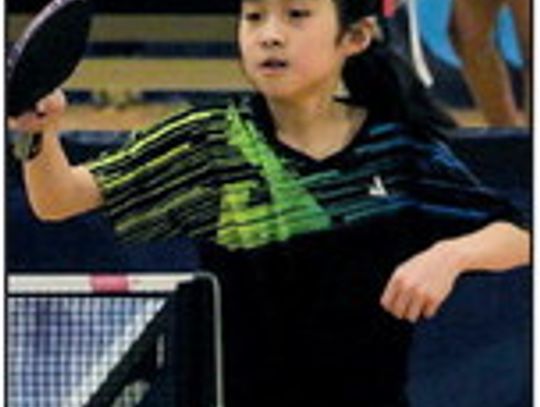 Yang Competes in Junior Table Tennis Tournament