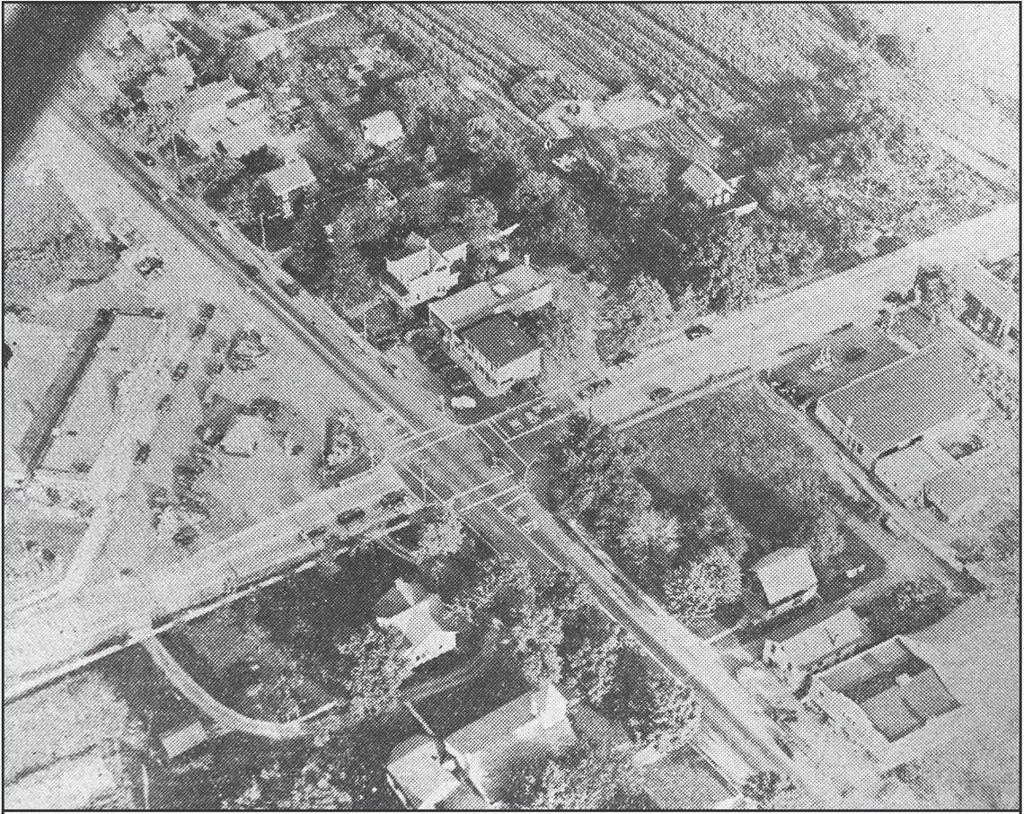 AERIAL VIEW OF LIVINGSTON, 1939