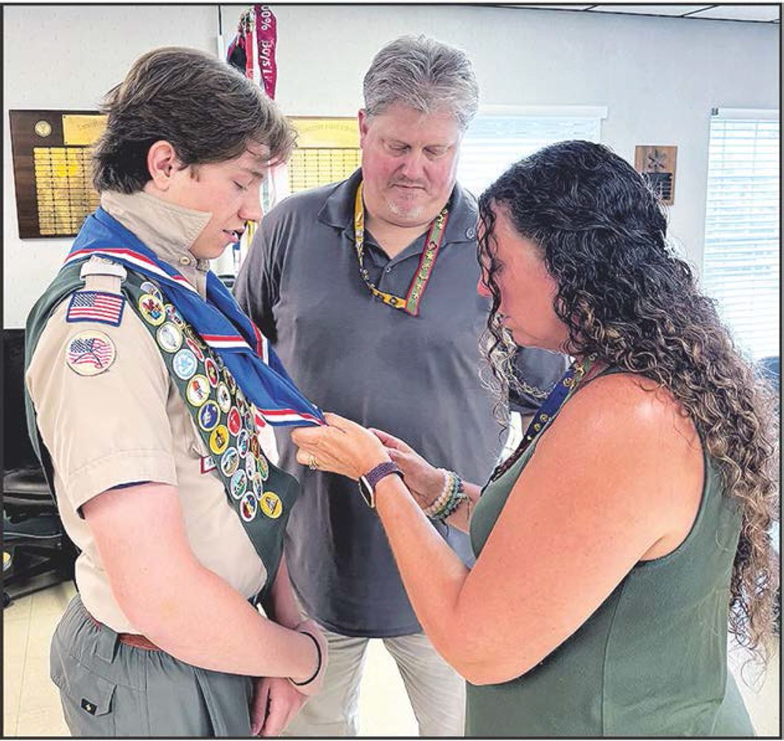 Boy Scout Troop 12’s Melhorn Acheives Eagle Scout Rank