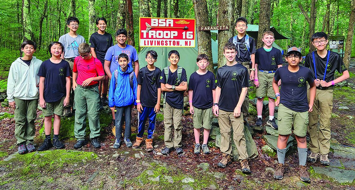 BOY SCOUTS AT CAMP TURELL