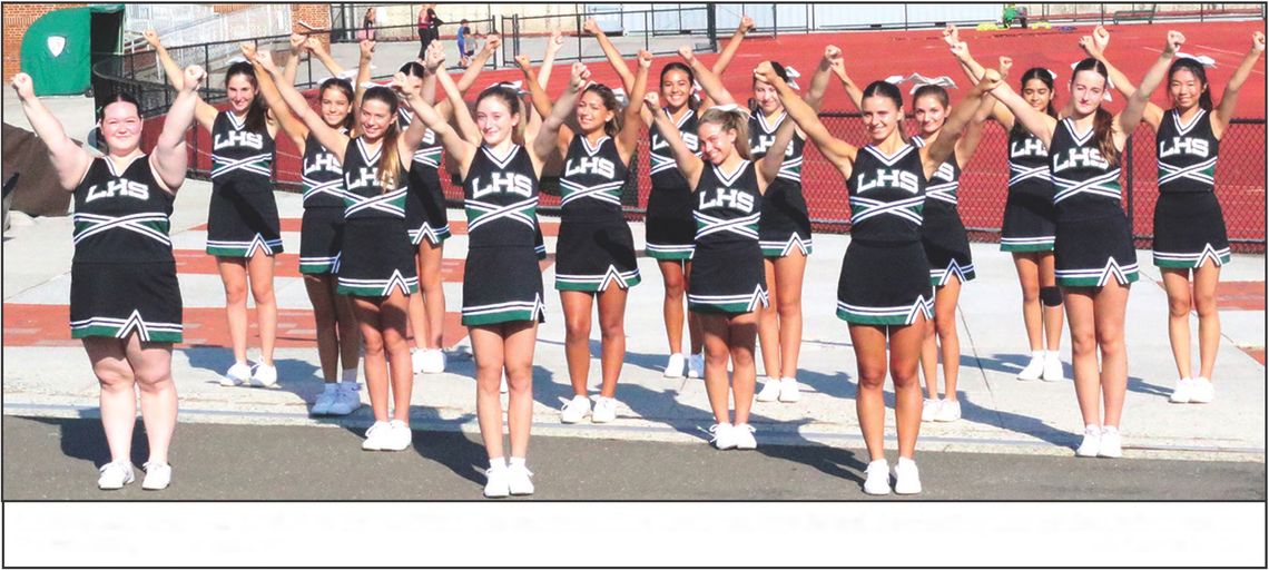 CHEERLEADING PRACTICE IS UNDERWAY