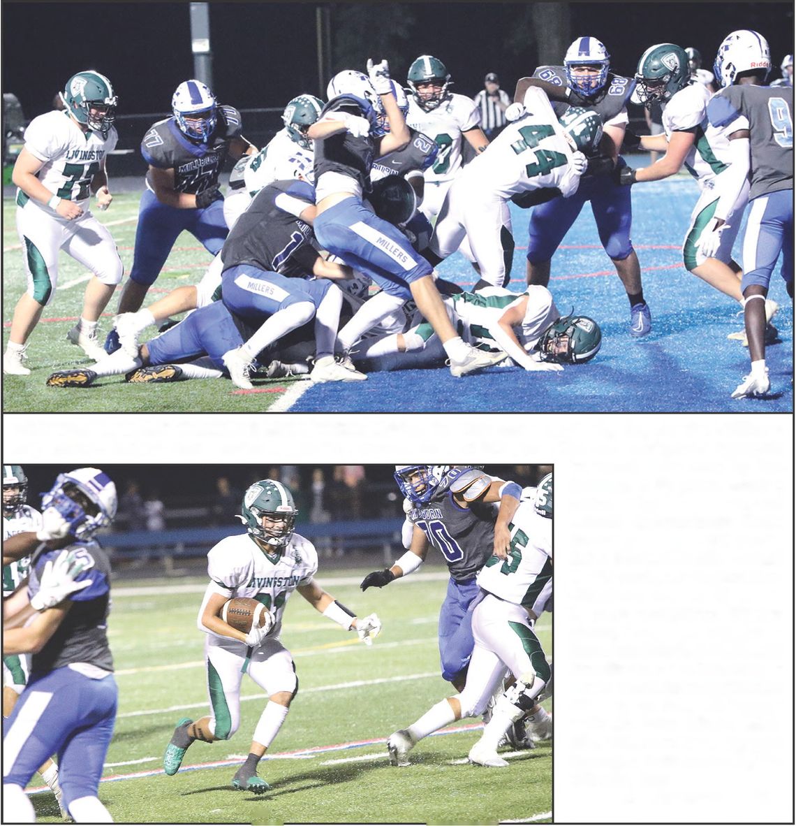 FOOTBALL TEAM CRUSHES MILLBURN: Friday