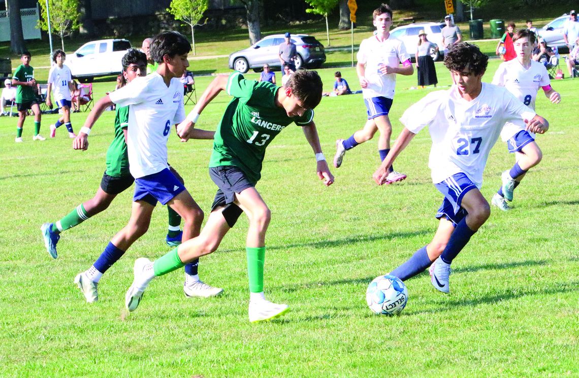 FRESHMAN SOCCER TEAM PLAYS WEST