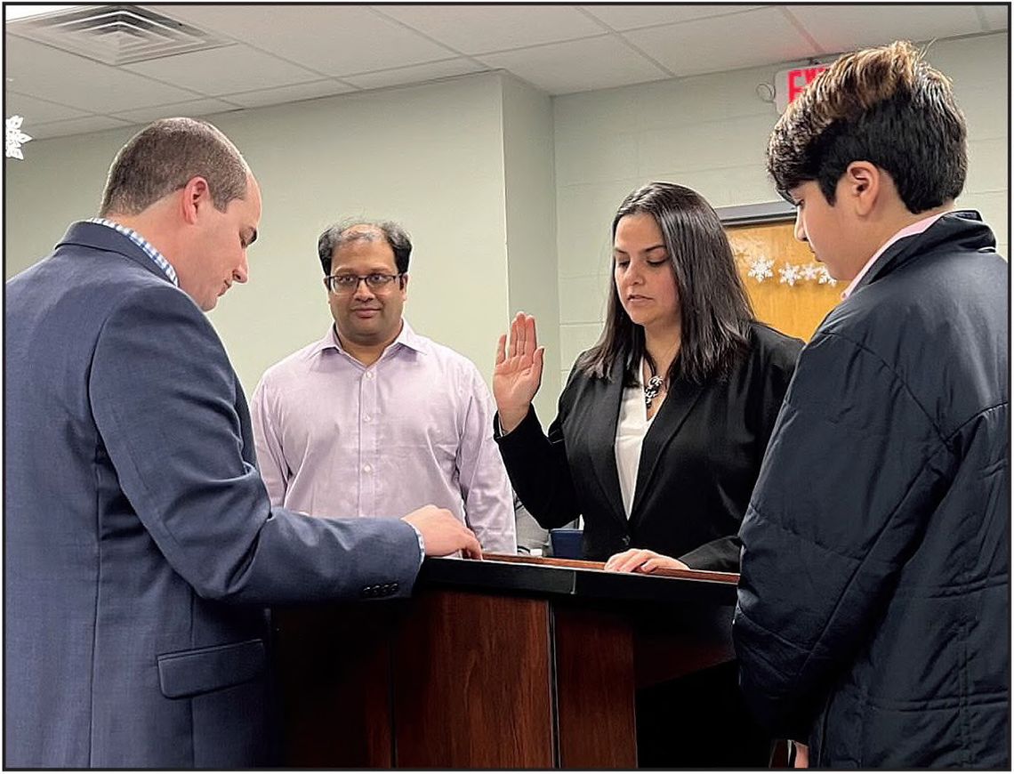 Khanna Named BOE President; Khemka/Cohen Are Sworn In