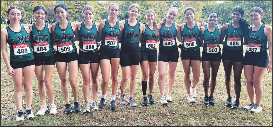 LHS Girls9 Cross Country Finishes 10-0 In Super Essex Conference Dual Meets