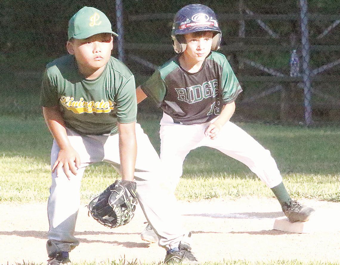 LITTLE LEAGUE FACES OFFAGAINST RIDGE