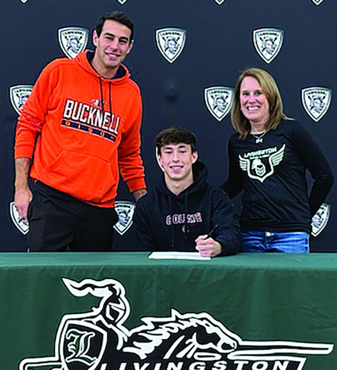 The Livingston High School Athletic Department recently held National Signing Day ceremonies for senior athletes who will be playing sports at the colleges and universities they will be attending next year. Shown here, competing in collegiate track will be Chase Kaufman, who will be on the...