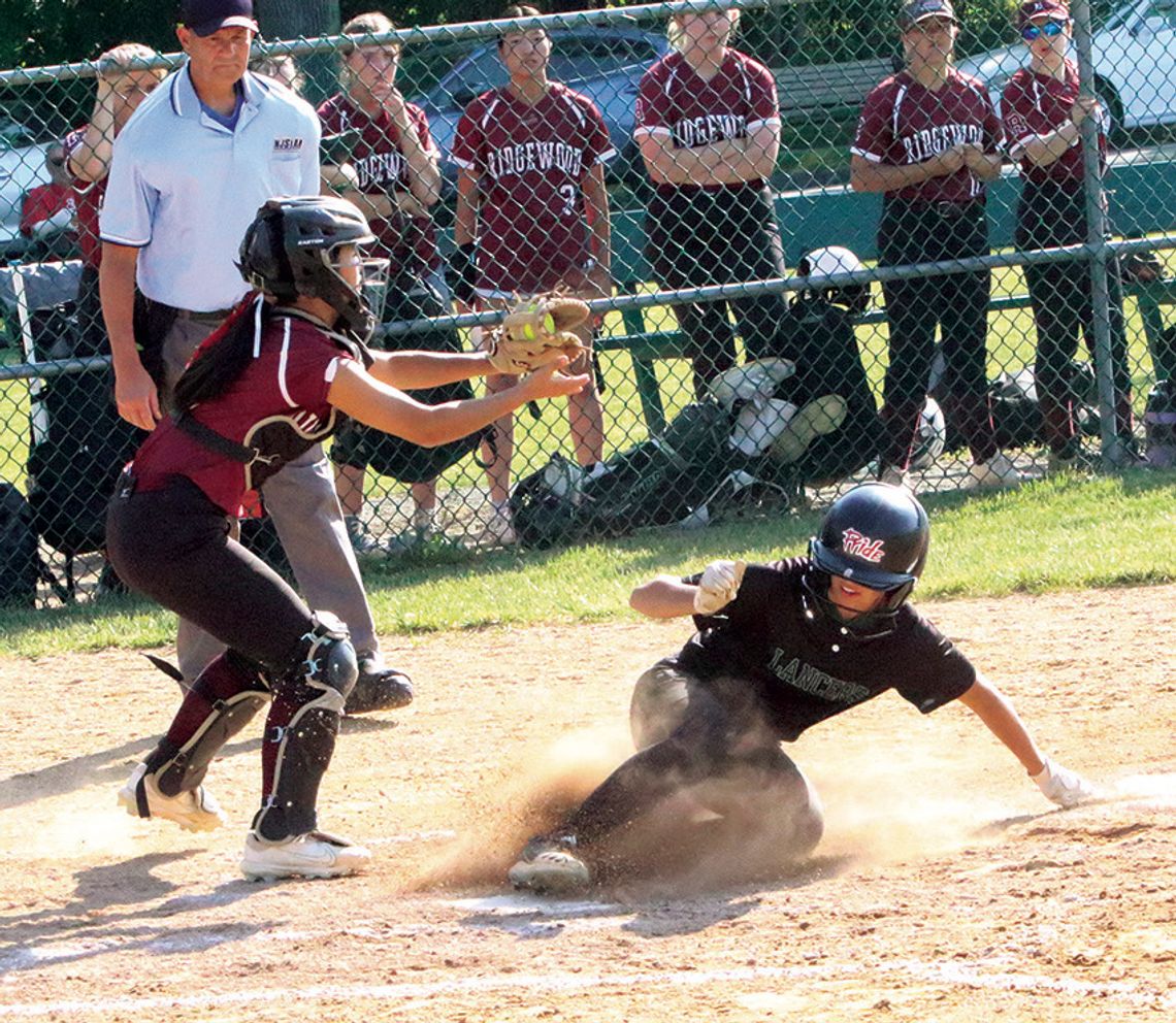 SOFTBALL TEAM DEFEATS RIDGEWOOD