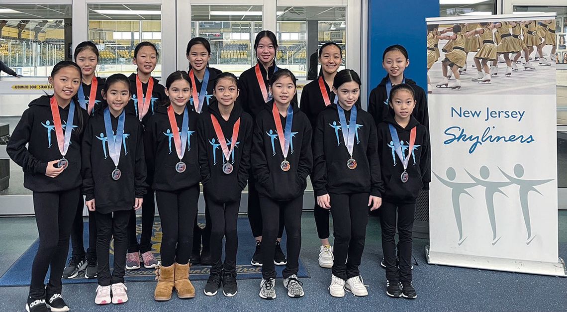 SYNCHRONIZED SKATERS WIN HONORS