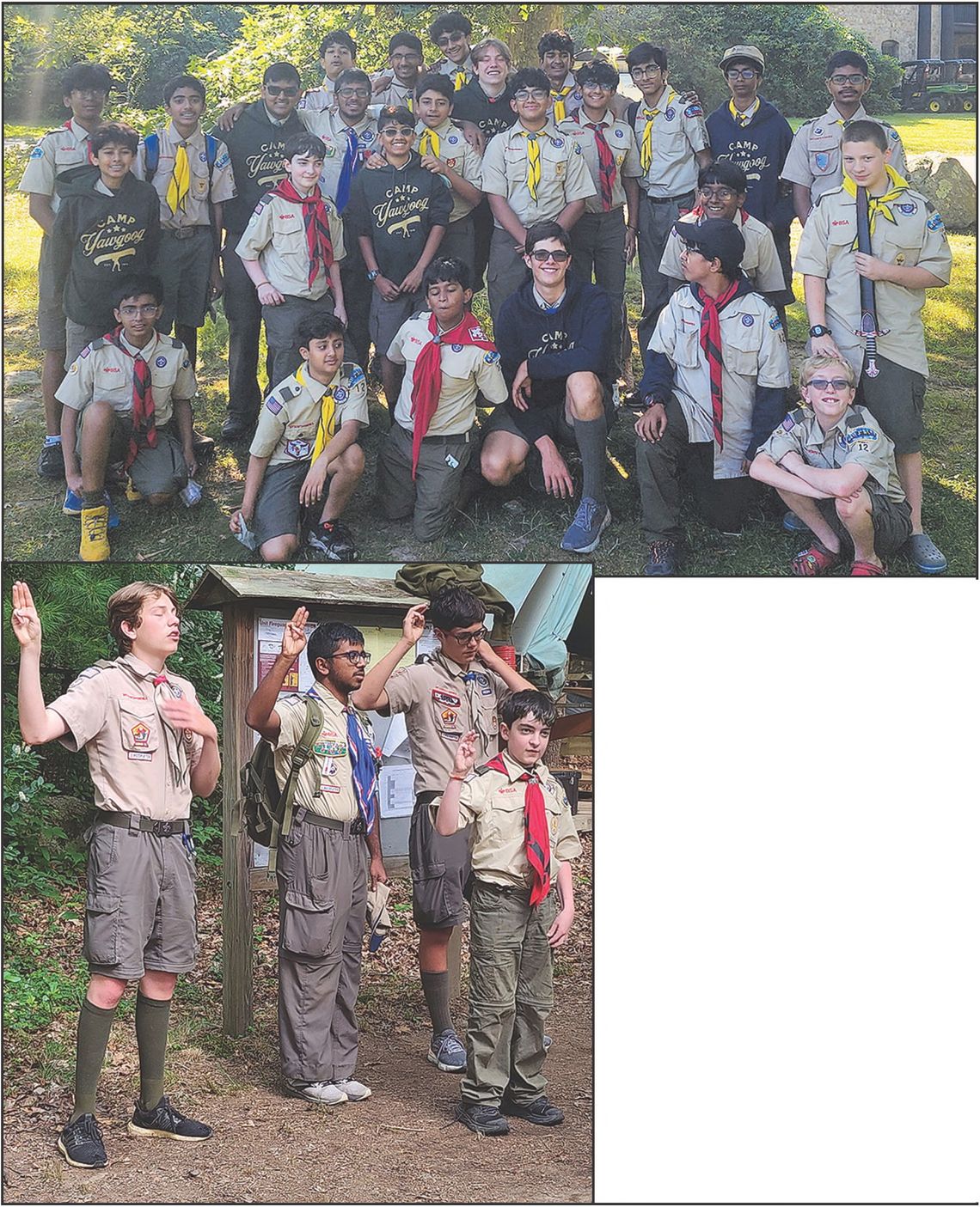 TROOP 12 AT CAMP YAWGOOG