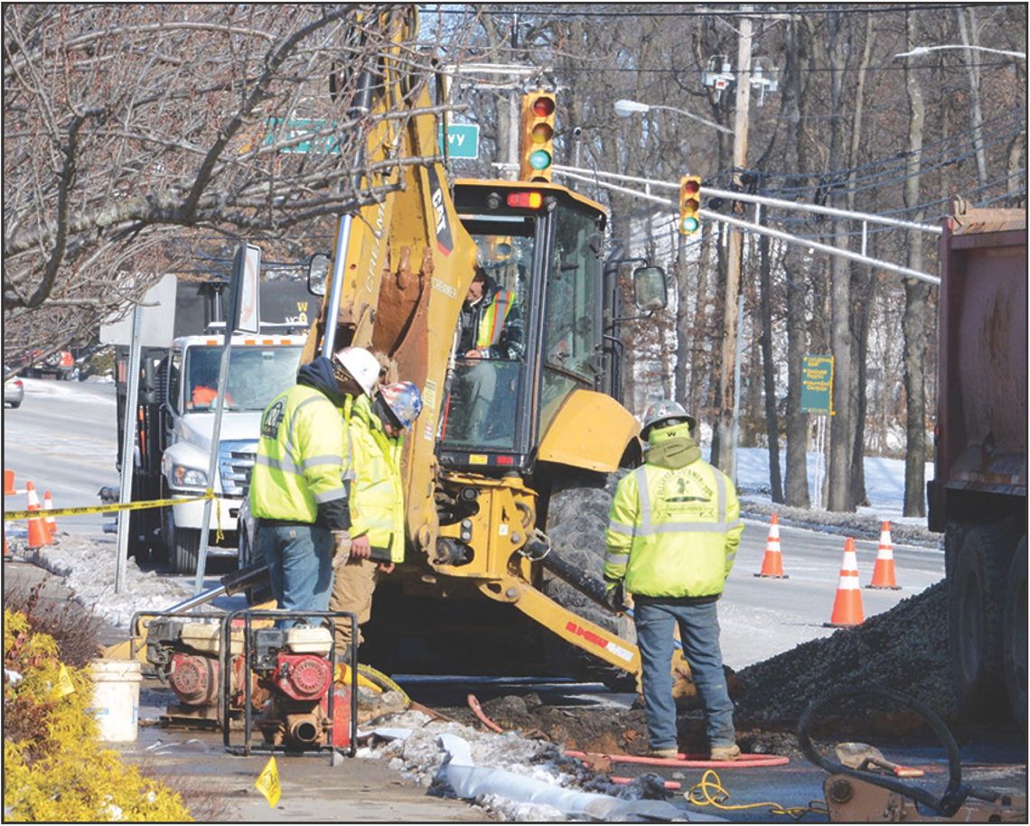 Water Main Break Repaired at Medical Center