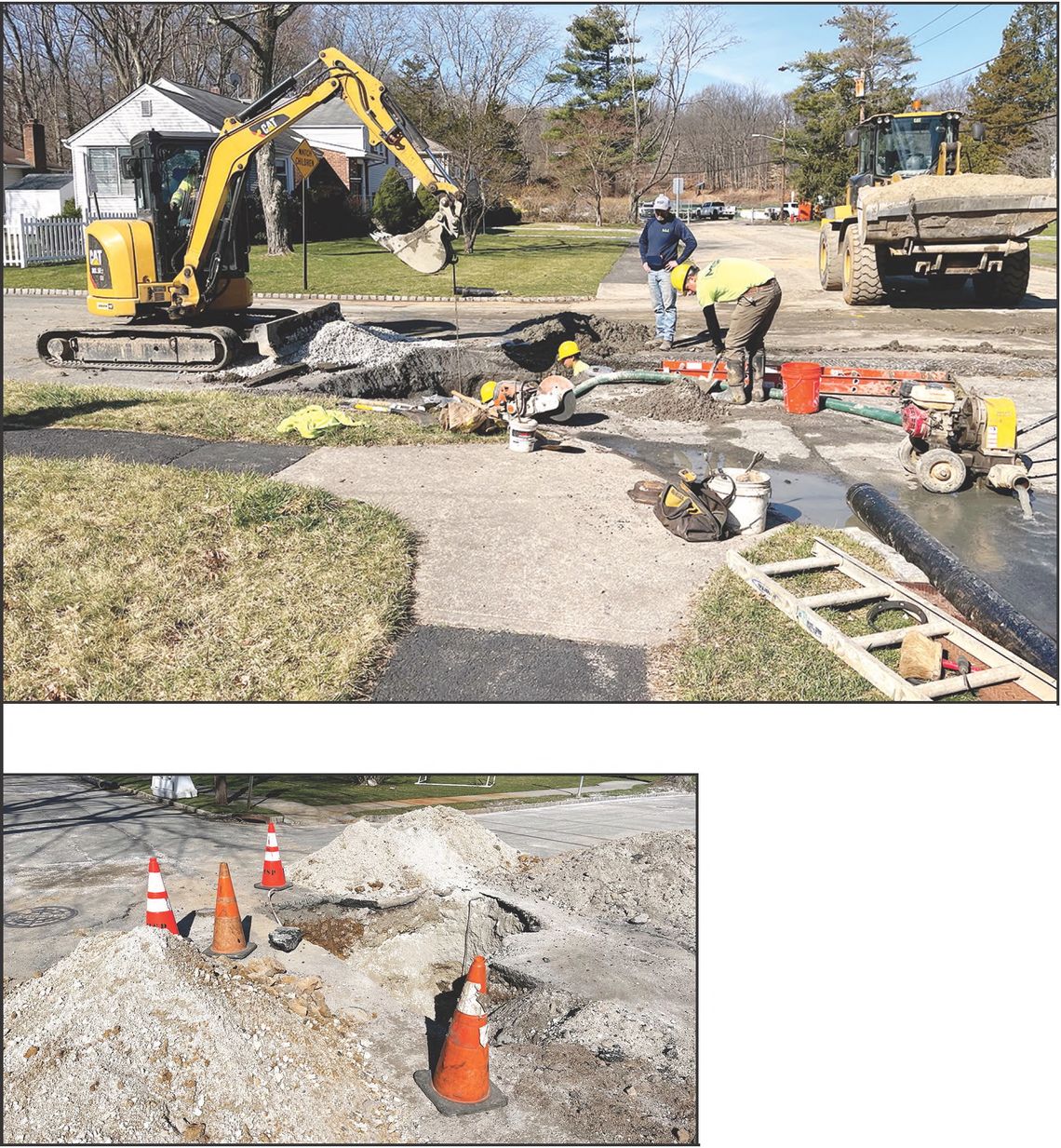 WATER MAIN WORK ON CONGRESSIONAL