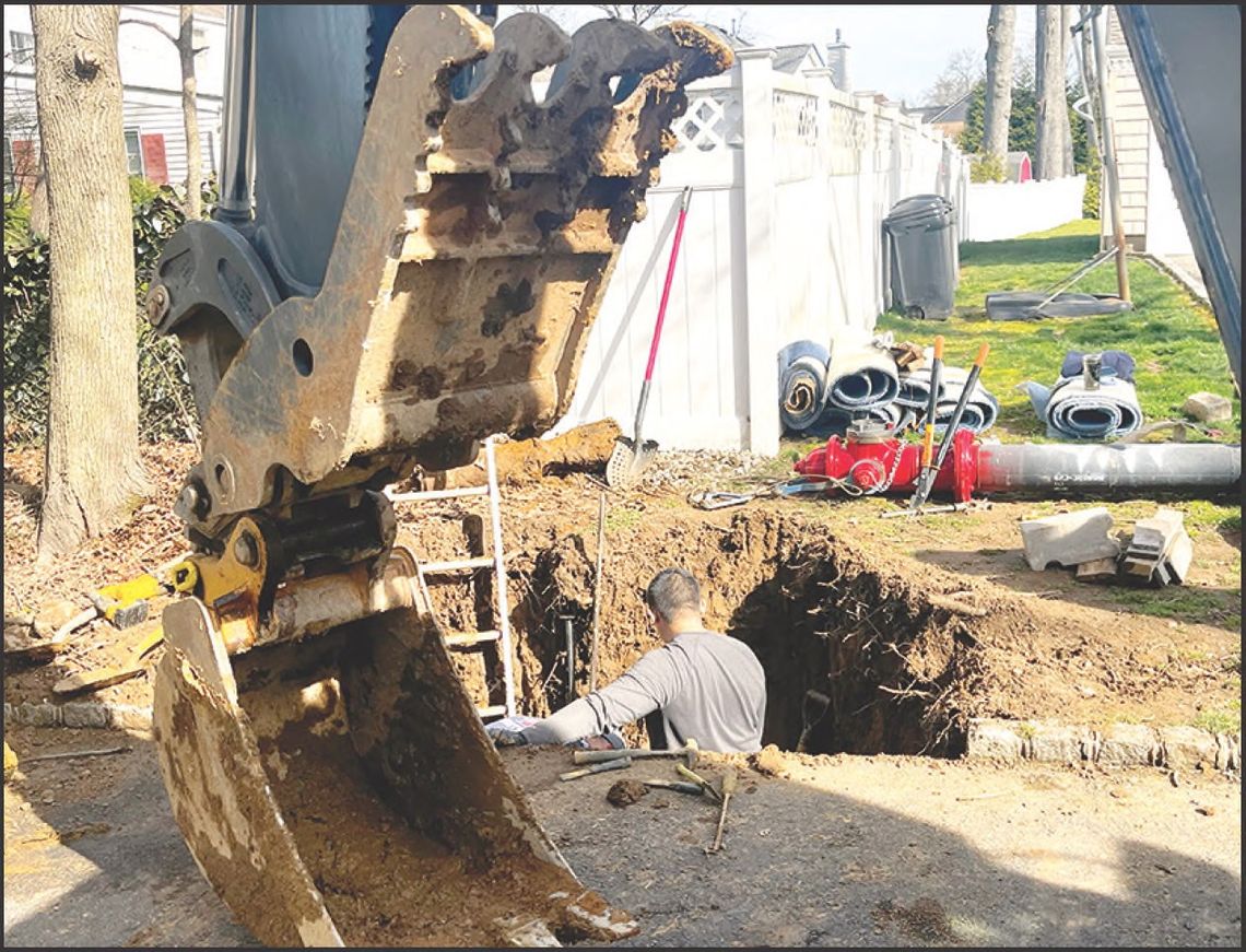 WATER MAIN WORK ON MOUNTHAVEN DRIVE